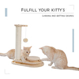 Interactive Wooden Cat Toy Double Layer