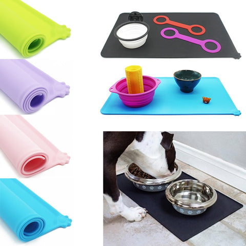 Pet Puppy Dog Silicone Feeding Mat