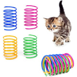 Cat Spring Toys 4Pack Colorful Coils f