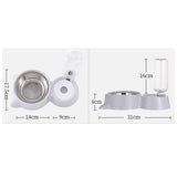Automatic Pet  Cat dog Feeder Bowls Water Dispenser  Kitten Drinking Bowl Dogs Feeder Food Dish Stainless Steel Pet Bowl Goods