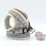 Fashion Plaid Harnesses for Cats