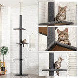 Height 238-274cm Cat Tree Condo Scratching Post