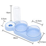 HOOPET New Pet Dogs Cats Double Bowls