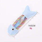 New Fish Shape Cat Toys With Naturl Catnip Stick