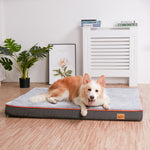 Large Orthopedic Dog Bed Kennel Memory Foam