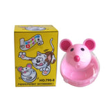 Pet Cat Feeder Toy Mice Shape Food Rolling