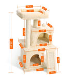 Cat Tree Luxury Tower with Scratching Sisal Post