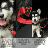 Pet Car Seat Belt  Adjustable Harness Lead Leash