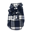 Dog Shirts British Style Plaid Pet Dog Clothes for Small Dogs Cotton Puppy Cat Clothing French Bulldog Vest Chihuahua