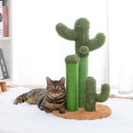 2 Size Cactus Style Cat Tree House Climbing Stratching