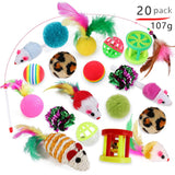 Cat Pets Toys Mouse Shape Balls