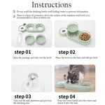HOOPET New Pet Dogs Cats Double Bowls