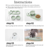 HOOPET New Pet Dogs Cats Double Bowls