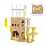 Tower Climb Activity Tree Scratcher Play House