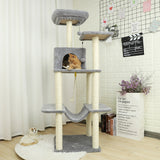 6 Kinds Cat Toy Scratching Post Wood Climbing Tree