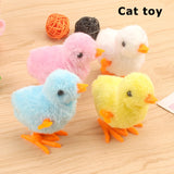 Cat Toy Wind Up Jumping Chicken Funny Pet