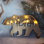 Wooden Animal Wolf Statue Creativity