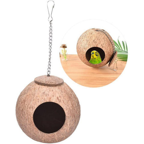 Natural Small Pet Coconut Cages