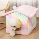 Pet House Soft Plush Warm Cushion Cage