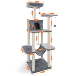 Cat Tree Tower Condo House Scratcher Post Toy