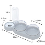 HOOPET New Pet Dogs Cats Double Bowls