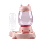 2.2L Pet Automatic Feeder Drinking Bowl For Dogs