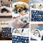 Removable Dog Cat Bed Sleeping Bag