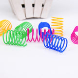 Cat Spring Toys 4Pack Colorful Coils f