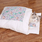 Washable Cat Bed Blanket Sleeping Bag