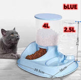 2.2L Pet Automatic Feeder Drinking Bowl For Dogs