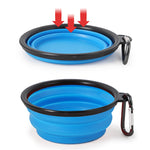 Dog Ccollapsible Water Bowl Silicone Travel Portable