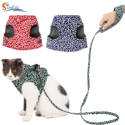 Cat Dog Adjustable Harness Vest