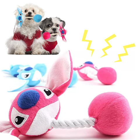 Plush Cartoon Cute Dog Rope Knot Toy