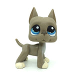 2023 NH Real Rare Pet Shop lps Toy Stand Small Short Hair Cat Pink Black Old Original Dog Dachshund Shepherd Great Dane Free