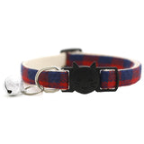 Pet Safety Plaid Collar