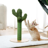 Cute Cactus Cat Tree Toy with Ball