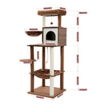 Inches Multi-Level Cat Tree Modern Cat Activity Tower