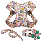 French Bulldog Harness Leash And Collar Set