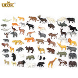 1Pcs Mini Wild Zoo Farm African Savanna