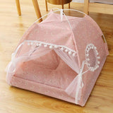 Sweet Princess Cat Bed Foldable Tent