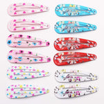 100PCS Snap Clips No Slip Metal Hair