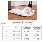 Removable Dog Cat Bed Sleeping Bag