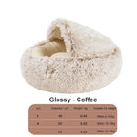 Super Soft Dog Bed Round Plush Mat