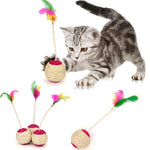 Cat Toy Pet  Sisal Scratching Ball