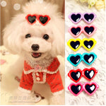 New Pet Lovely Heart Sunglasses Hairpins