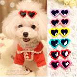 New Pet Lovely Heart Sunglasses Hairpins