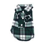 Dog Shirts British Style Plaid Pet Dog Clothes for Small Dogs Cotton Puppy Cat Clothing French Bulldog Vest Chihuahua