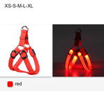 Rechargeable LED Nylon Dog Harness