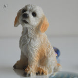 Synthetic Resin Labrador Dog Figurine Animal