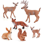 New Artificial Animals Figures Miniature Toys Fox